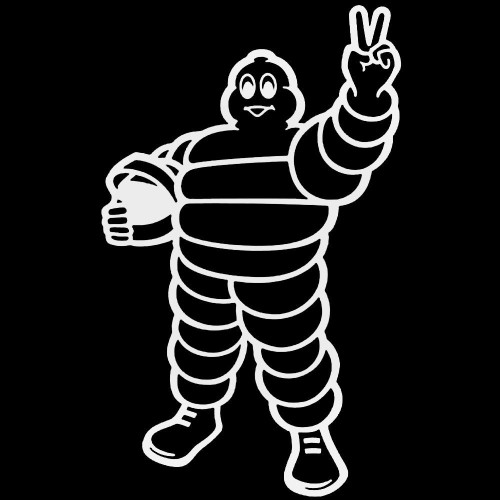 Michelin Man Race Sticker