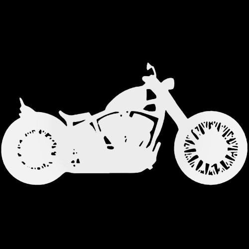 Motorcycle s Bobber Motorcycle Decal