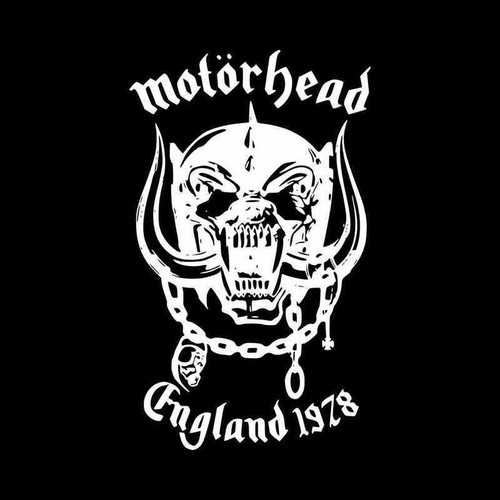 Motorhead England Logo Vinyl Decal Sticker