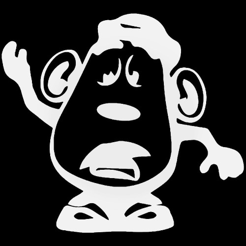 Mr Potato Head Vinyl Decal Sticker