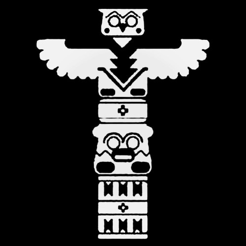 Native American Totem Pole Decal Sticker