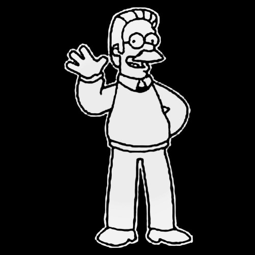 Ned Flanders Vinyl Decal