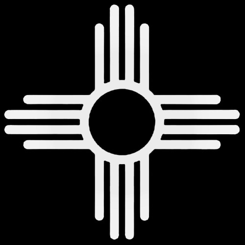 New Mexico Zia Symbol Vinyl Decal Sticker