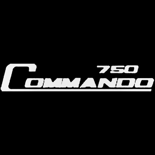 Norton 750 Commando Decal Sticker