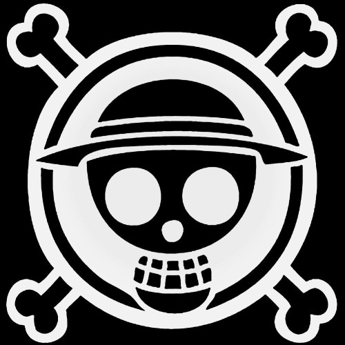 One Piece Skull And Crossbones Decal Sticker