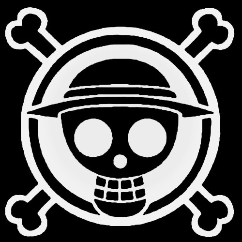 One Piece Straw Hat Pirates Flag Decal Sticker