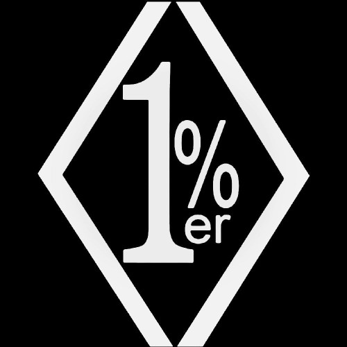 Outlaw Biker 1 Percenter Vinyl Decal Sticker