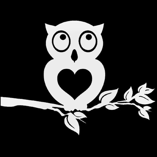 Owl 133 Decal Sticker