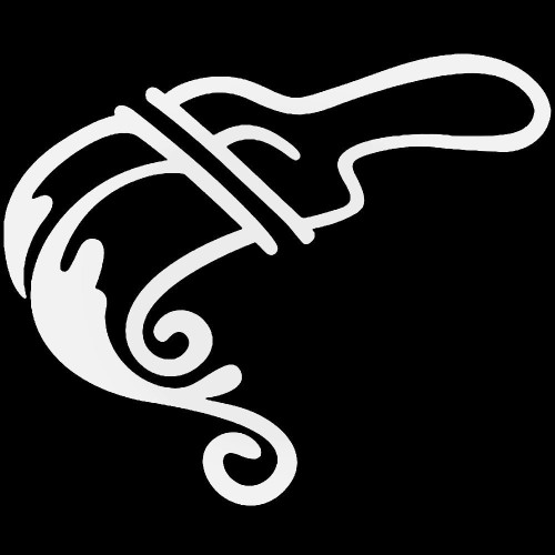 Painter Paintbrush 1 Vinyl Decal Sticker