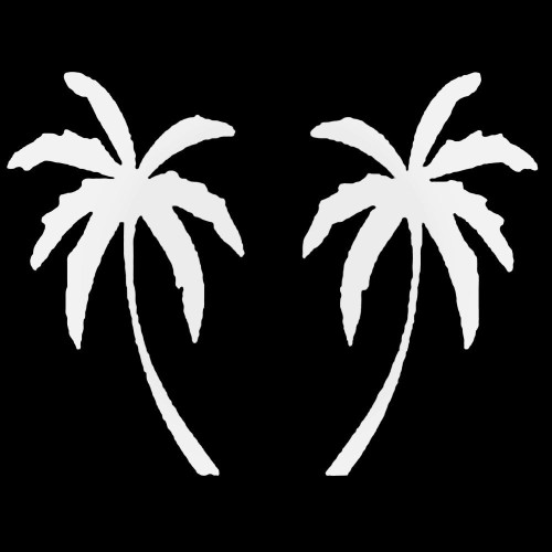 Palm Trees 2pk Decal Sticker