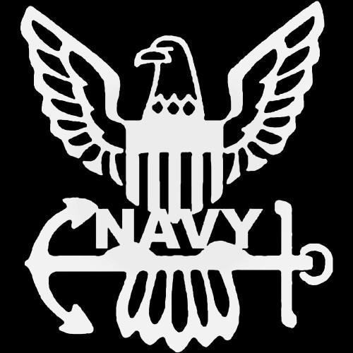 Patriot Navy Eagle Anchor Decal Sticker