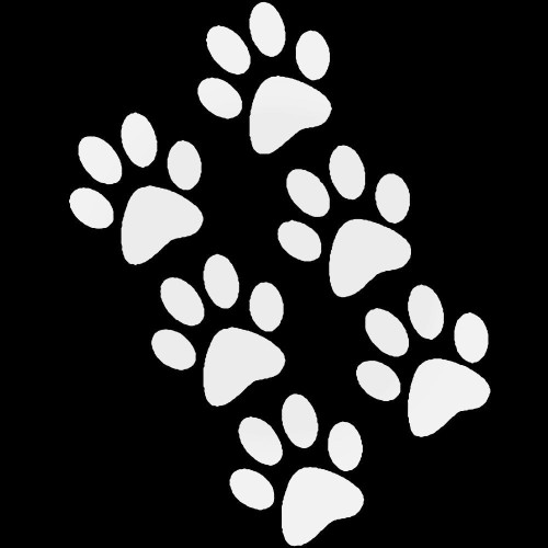 Paw Prints 97 Decal Sticker