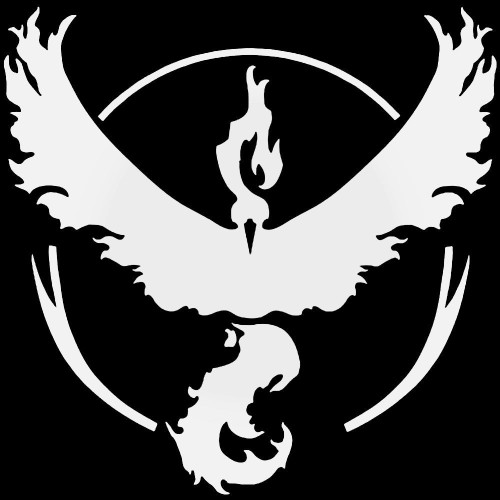 Pokemon Go Team Valor Logo Symbol For Decal
