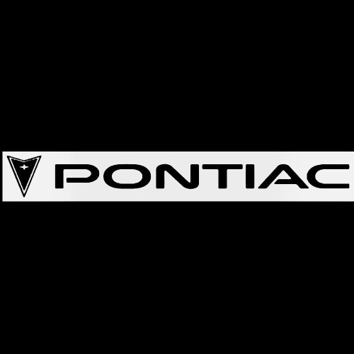 Pontiac Windshield Banner 1 Vinyl Decal Sticker