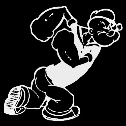 Popeye 2 Decal Sticker