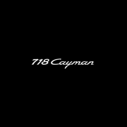 Porsche 718 Cayman Decal Sticker