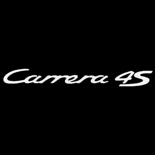 Porsche Carrera 4S Aftermarket Decal Sticker