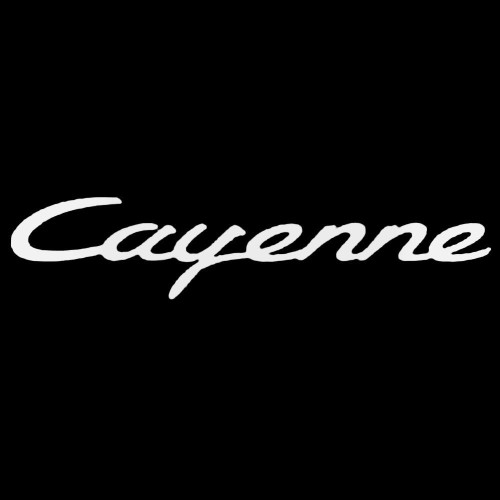 Porsche Cayenne Aftermarket Decal Sticker