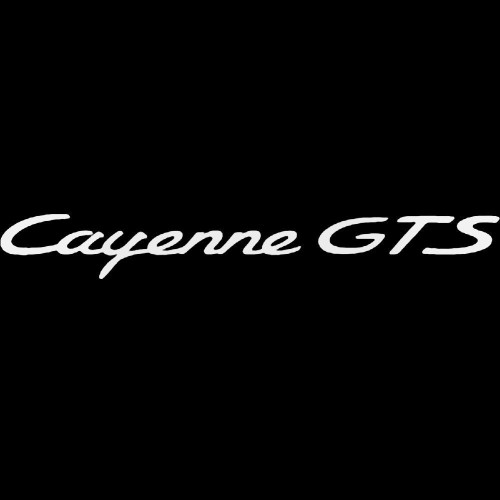 Porsche Cayenne Gts Decal Sticker