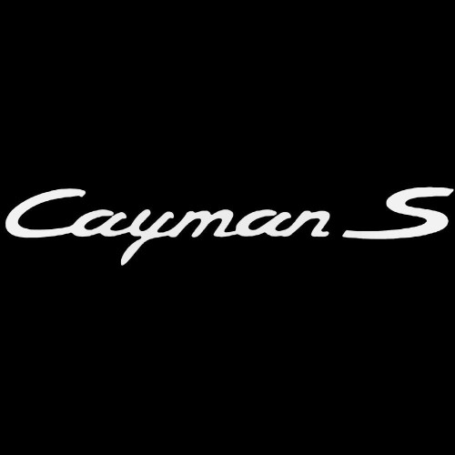 Porsche Cayman S Decal Sticker