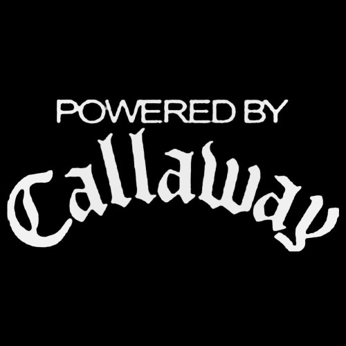 Powered By Callaway Golf Die Cut Decal Sticker