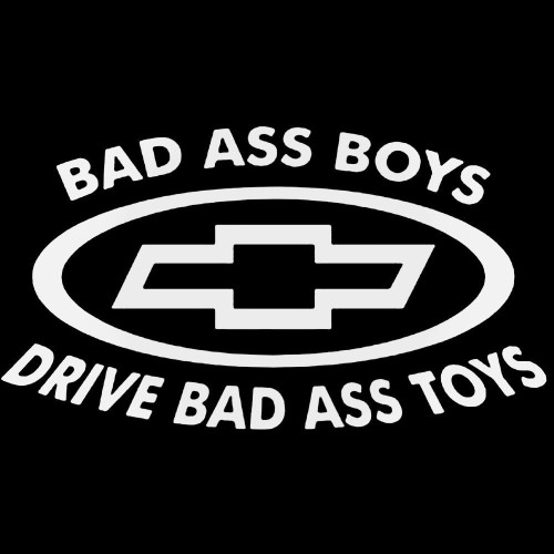 Bad Ass Boys Drive Bad Ass Toys Ford Sticker