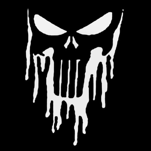 Punisher Bloody Decal Sticker
