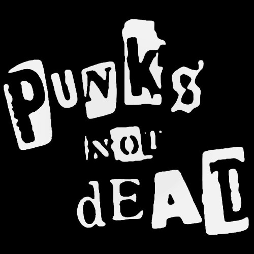 Punks Not Dead Decal Sticker