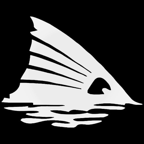 Redfish Fins Vinyl Decal Sticker