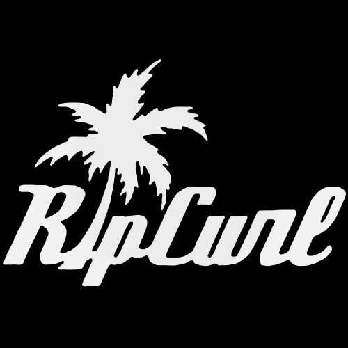 Rip Curl Aloha Text Surfing Decal Sticker