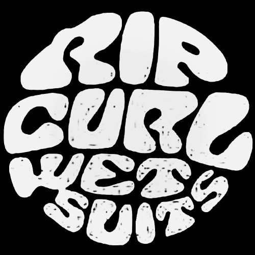Rip Curl Retro Surfing Decal Sticker
