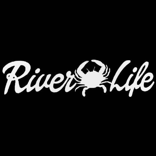 River Life With Crab With Crabbing For Decal Sticker