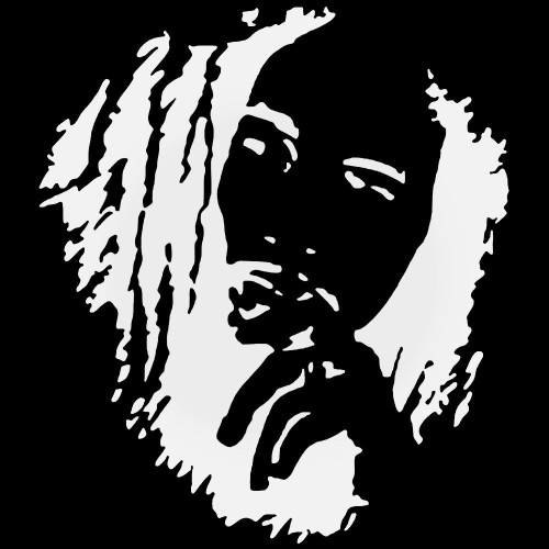 Rock Band s Bob Marley Style 2 Decal