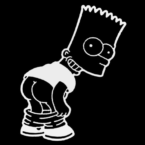 Bart Simpson 3 Decal Sticker