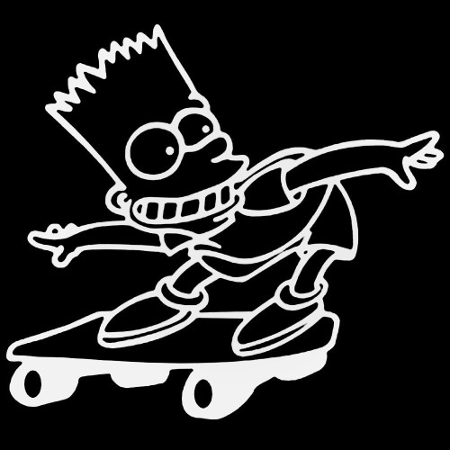 Bart Simpson Decal