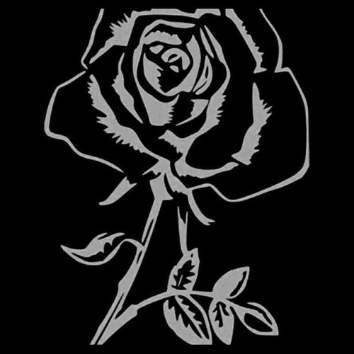 Rose Flower Vinyl Decal Sticker