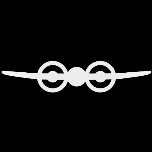 Saab Airplane Vliegtuig Decal Sticker