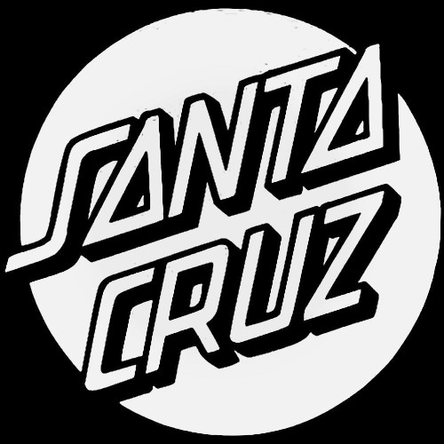 Santa Cruz Moon Surfing Decal Sticker