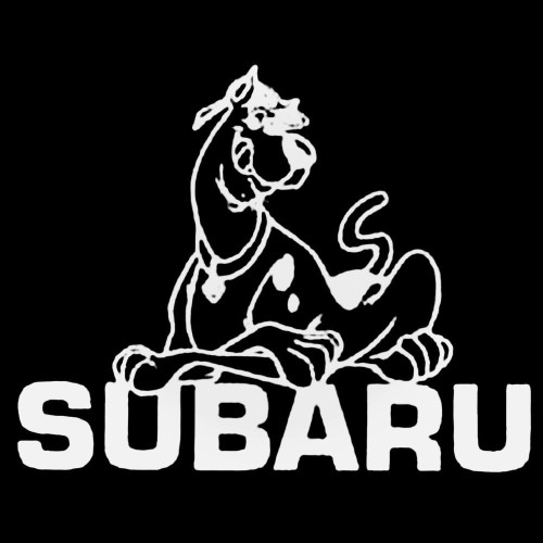 Scooby Doo Subaru Decal Sticker