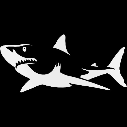 Shark 93 Decal Sticker