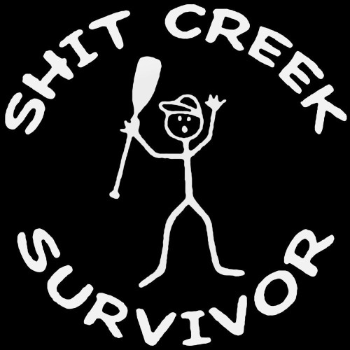 Shit Creek Survior 029 Decal