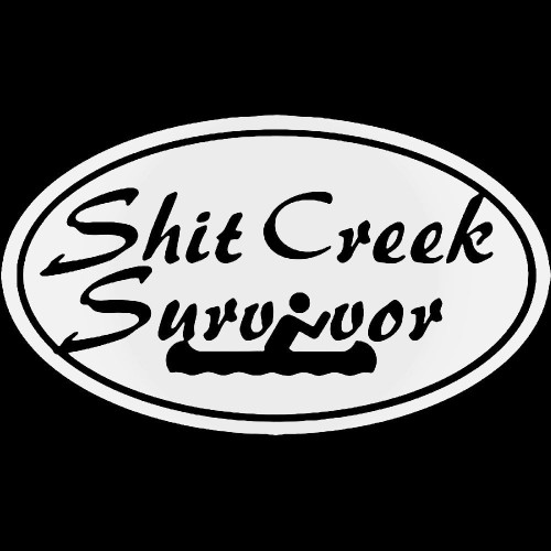 Shit Creek Survivor Decal Sticker