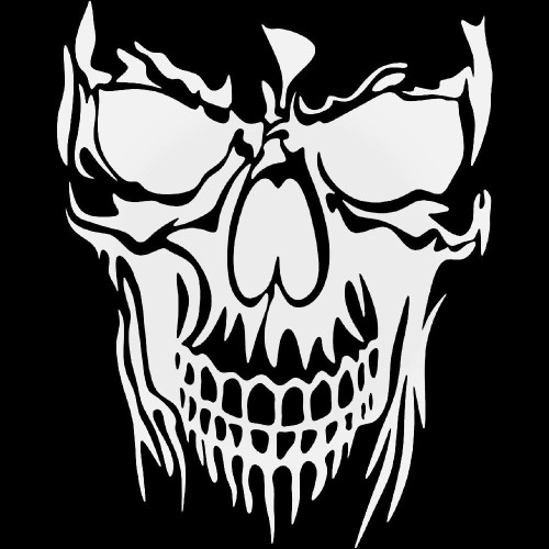 Mad Max Fury Road Skull Vinyl Decal Sticker