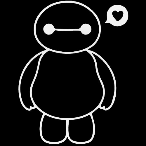 Baymax Decal Sticker