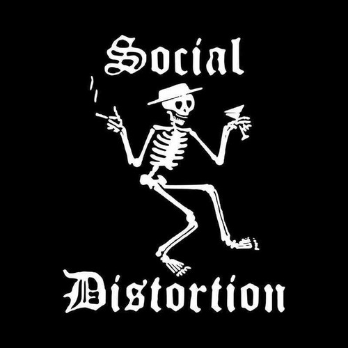 Social Distortion Vinyl Decal Sticker
