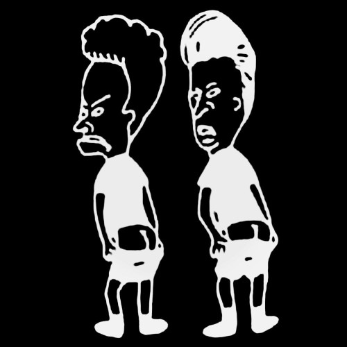 Beavis Butthead Decal Sticker