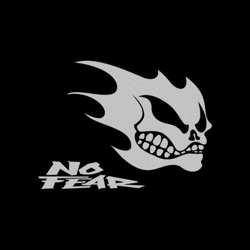 Stickers No Fear Crane D Vinyl Decal Sticker