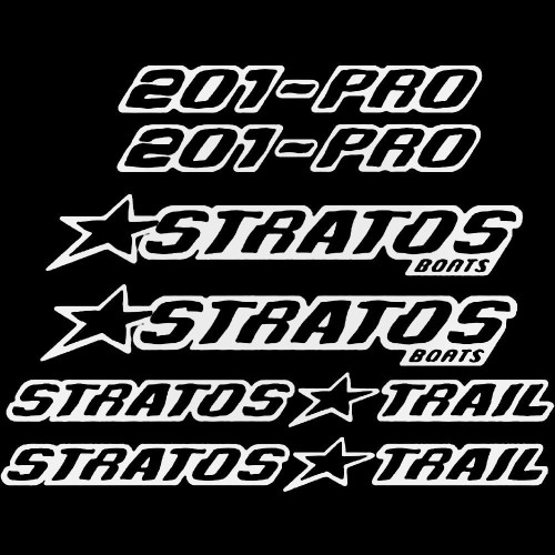 Stratos Full Kit Boat Kit Decal Sticker