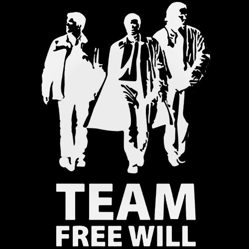 Supernatural Team Free Will Cas Dean Sam Decal Sticker