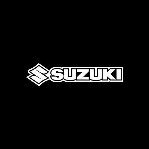 Suzuki Logo Contour Plein Vinyl Decal Sticker